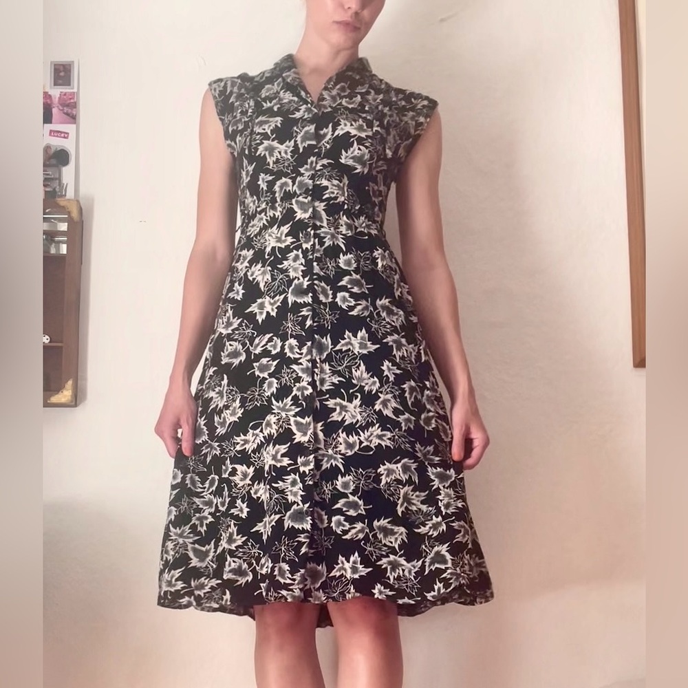 Barbara Barbara of California vintage midi dress size 5 xs-s